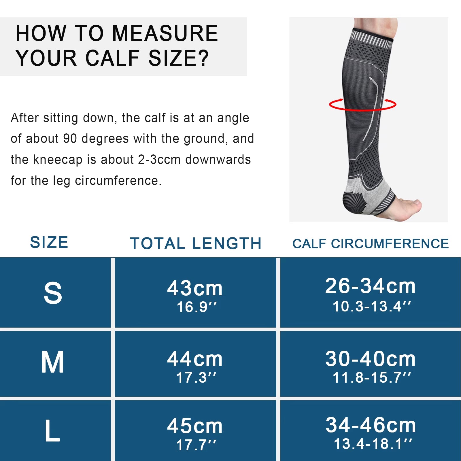 1Pc Calf Compression Sleeve-Tibial Splint Compression Sleeve