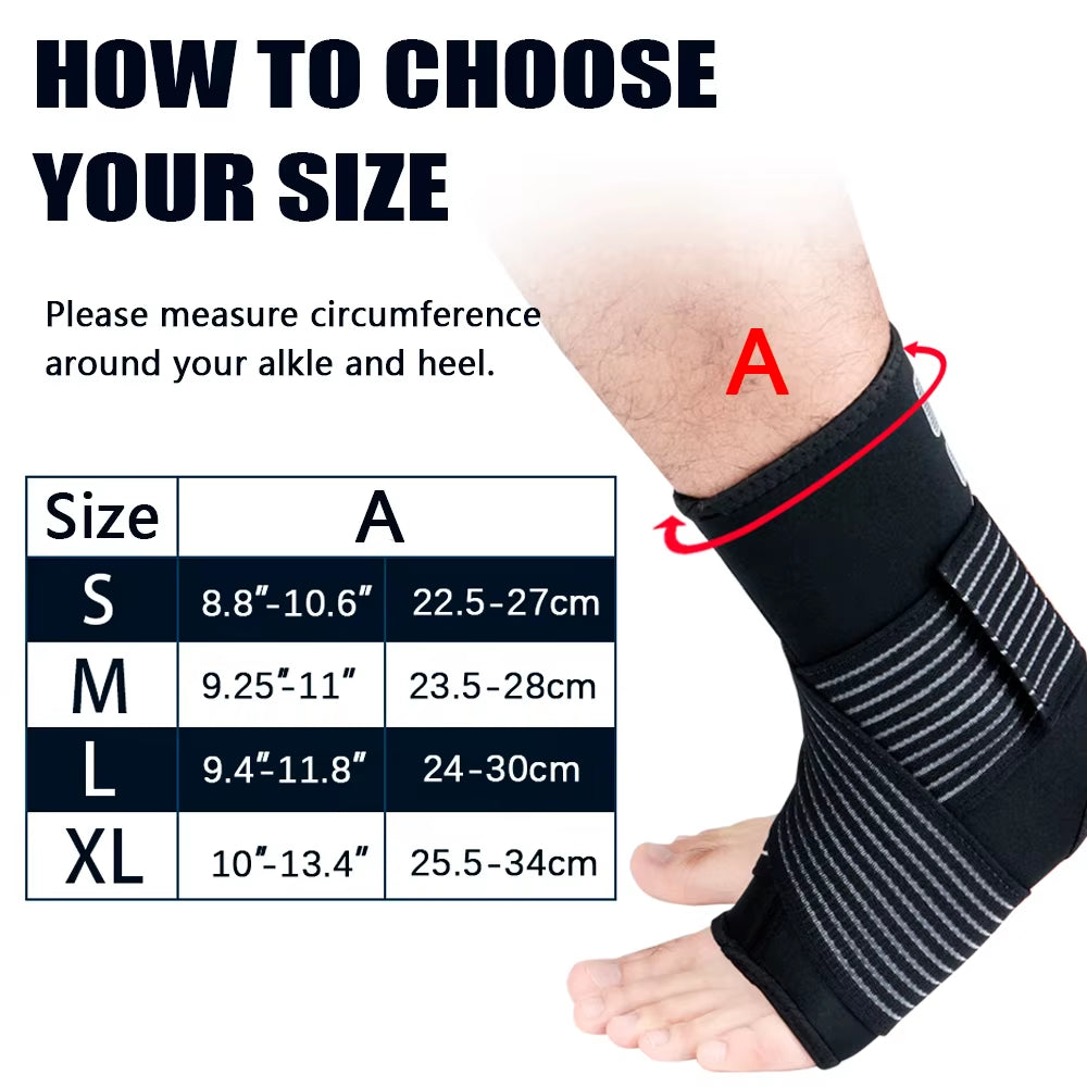 1Pcs Sport Ankle Brace Arch Support Plantar Fasciitis Achilles Tendon Ankle Compression Sock Sleeves for Foot Joint Pain Relief