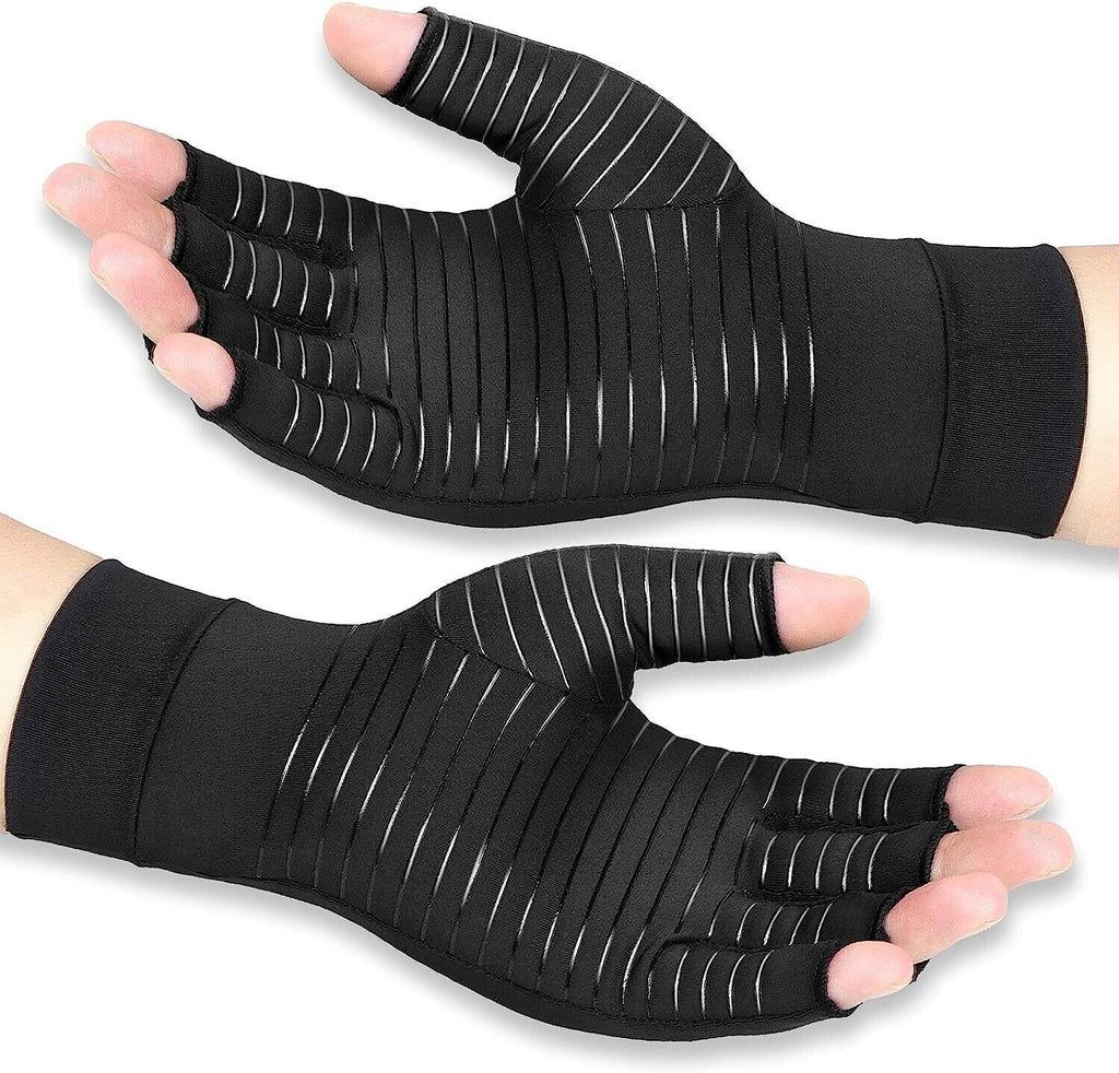 Copper Arthritis Compression Gloves Hand Support Joint Pain Relief USA 1 Pair