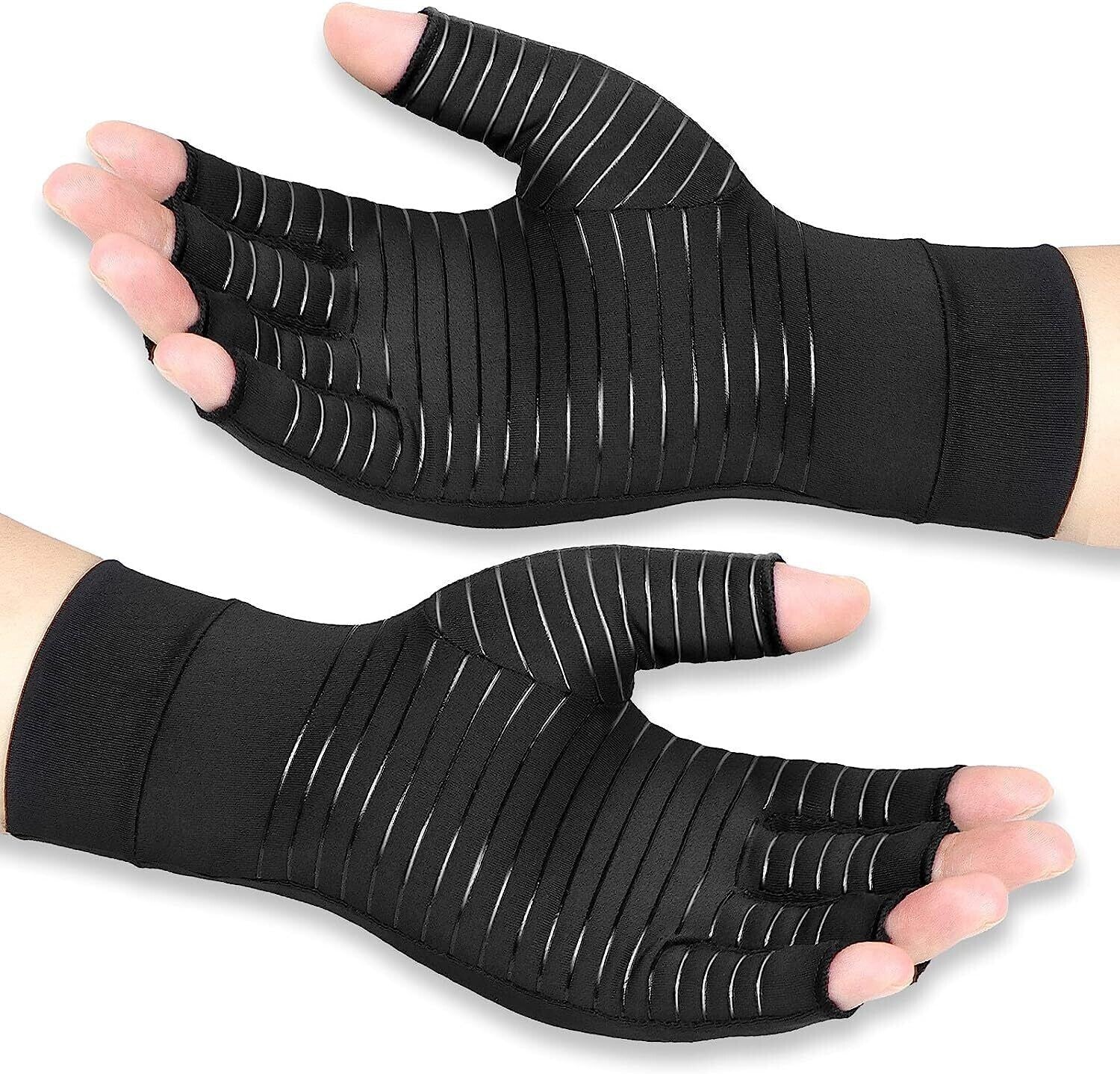 Copper Arthritis Compression Gloves Hand Support Joint Pain Relief USA 1 Pair