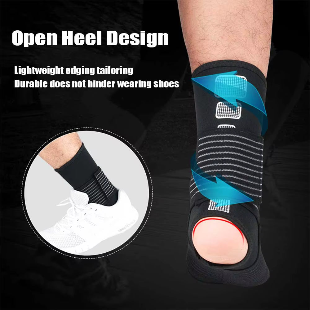 1Pcs Sport Ankle Brace Arch Support Plantar Fasciitis Achilles Tendon Ankle Compression Sock Sleeves for Foot Joint Pain Relief